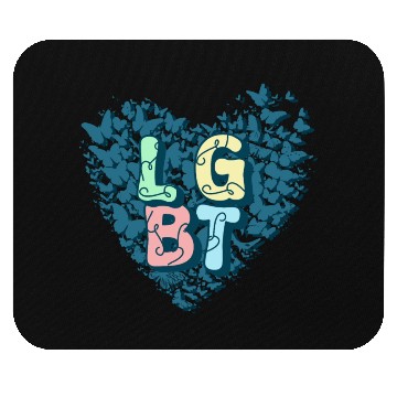 Discover Fluttering Freedom: LGBT Butterfly Mouse Pads