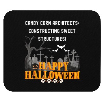 Discover Candy Corn Architects Constructing Sweet Struct Mouse Pads