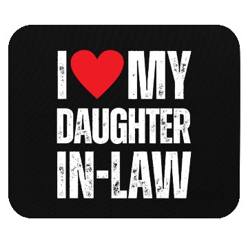 Discover I Love My Daughter in Law Mouse Pads