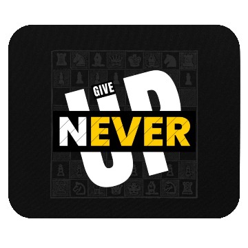 Discover Never Give Up Mouse Pads