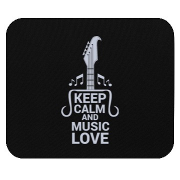 Discover Keep Calm and Music Love Mouse Pads