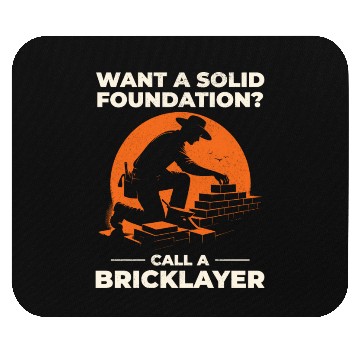 Discover Bricklayer Brick Mason Masonry Brickwork Builder Mouse Pads