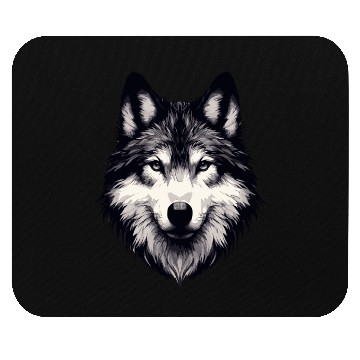 Discover Mystic Alpha Wolf Mouse Pads