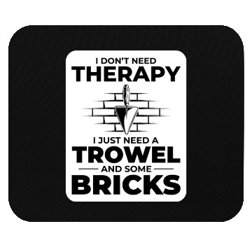 Discover Bricklayer Therapy Trowels and Bricks Brick Mason Mouse Pads