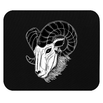 Discover Dark Baphomet Goat Art Mouse Pads
