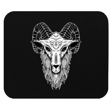 Discover Baphomet Goat Devil Head Mouse Pads