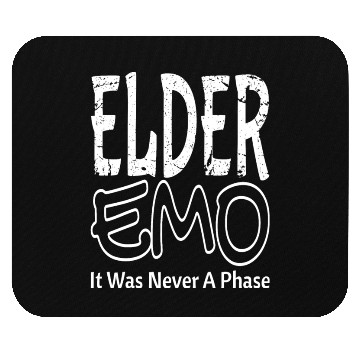 Discover Elder EMO Never A Phase Gothic Mouse Pads