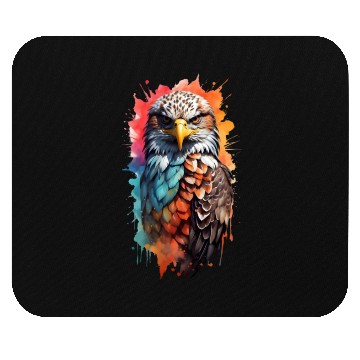 Discover Stunningly colored bald eagle Mouse Pads