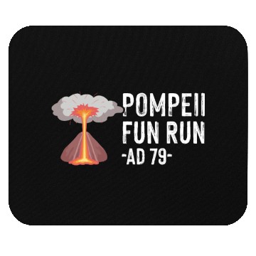 Discover Pompeii Fun Run Italian Volcano Geeks Mouse Pads