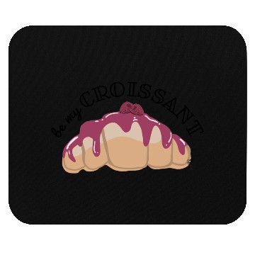 Discover Be My Croissant Doodle Mouse Pads