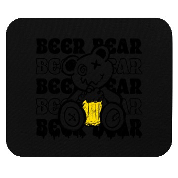 Discover Beer Bear Mouse Pads