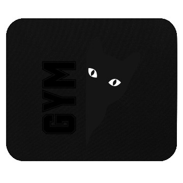 Discover Cat fitness: Cat Lifting Weights in the gym Mouse Pads