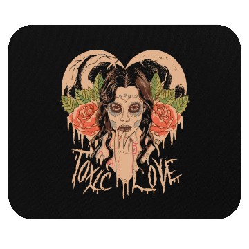 Discover Toxic Love Valentine Couple Gift Mouse Pads