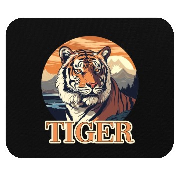 Discover Tiger Design for a Tiger lovers Mouse Pads