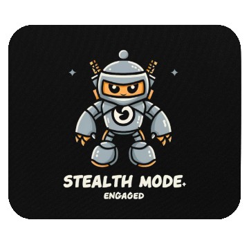Discover Ninja Robot: Stealth Mode: Engaged Mouse Pads