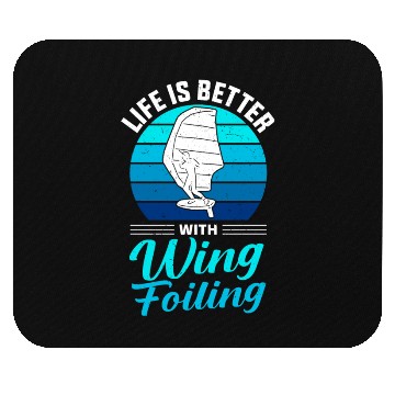 Discover Wingsurfing Foil Wing Wing Boarding Wing Foiling Mouse Pads