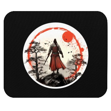 Discover Samurai Sunset Mouse Pads