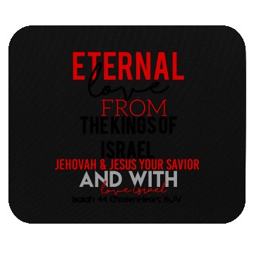 Discover CHOSENHEART ETERNAL LOVE From Israel Mouse Pads