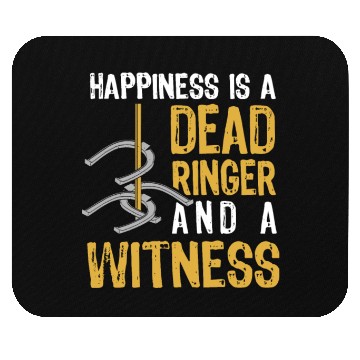 Discover Funny Dead Ringer Horseshoe Pitching Mouse Pads