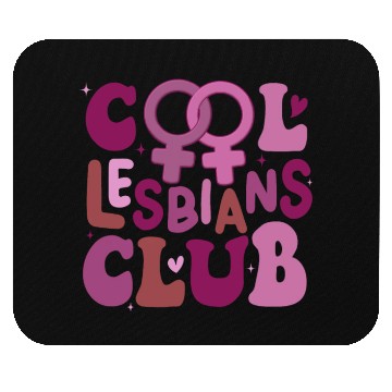 Discover Cool Lesbians Club Mouse Pads