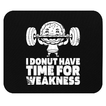 Discover Fitness Donut Funny Donut Gym Mouse Pads