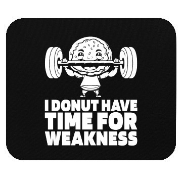 Discover Fitness Donut Funny Donut Gym Mouse Pads