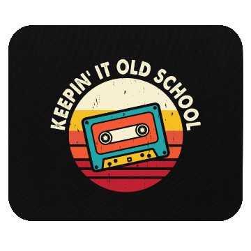 Discover Keepin it old school mixtape cassette Mouse Pads