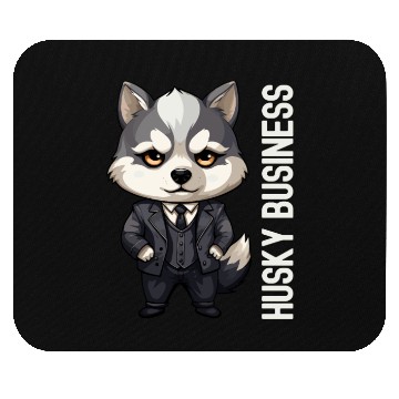 Discover Husky Business - Husky Hustle Mouse Pads