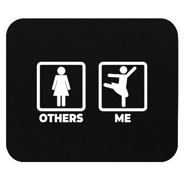 Discover Me as a Ballet Dancer Mouse Pads