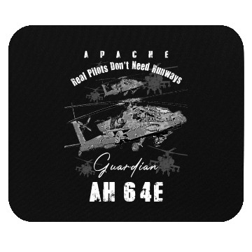 Discover AH64 Apache Us Air Force attack helicopter with c Mouse Pads