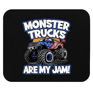 Discover Jam Boy s Monster Truck Mouse Pads