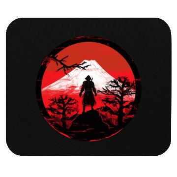 Discover Samurai Sunset Mouse Pads