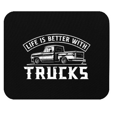 Discover Truck Driver Pickup Trucks Mouse Pads