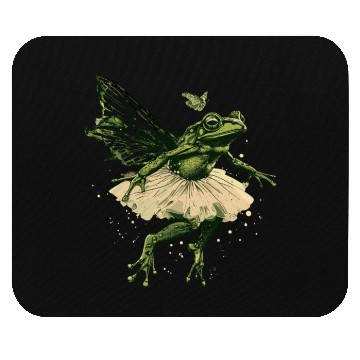 Discover Ballet Frog Fairy Tale Amphibian Fantasy Animal Mouse Pads