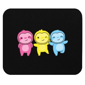 Discover Pansexual Flag Pride Lgbtq Cute Sloth Mouse Pads