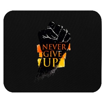 Discover never give up Mouse Pads