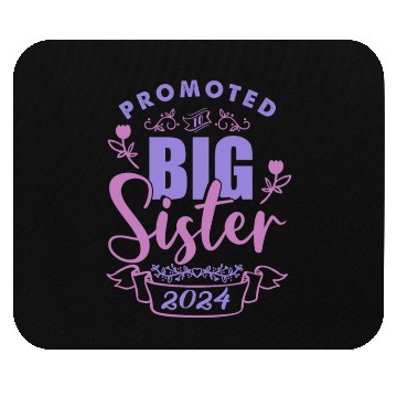 Discover I will be a big sister at birth in 2024 Mouse Pads