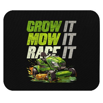 Discover Lawn Mower Racing Lawnmower Mouse Pads