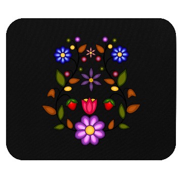 Discover Native Ojibwe Floral with Anishinaabe Flowers Mouse Pads
