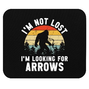 Discover Retro Archery Bigfoot Mouse Pads