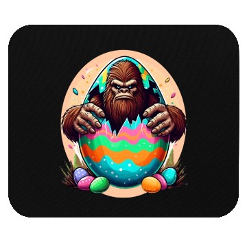 Discover Bigfoot Hatchin' Easter Surprise Mouse Pads