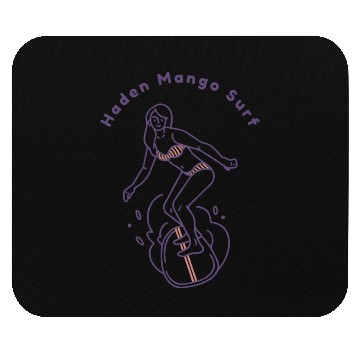 Discover Haden Mango Surfer Girl Mouse Pads