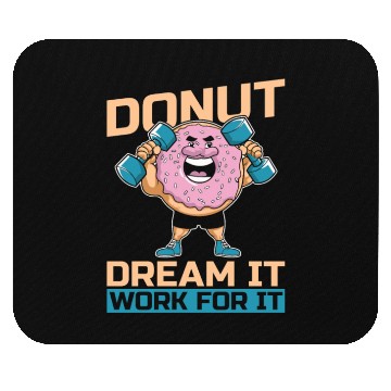 Discover Fitness Donut Donut Gym Mouse Pads