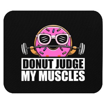 Discover Fitness Donut Donut Gym Mouse Pads