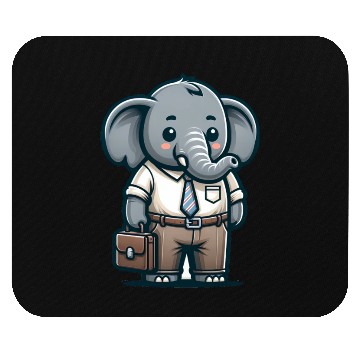 Discover Cute Elephant Teacher Mouse Pads