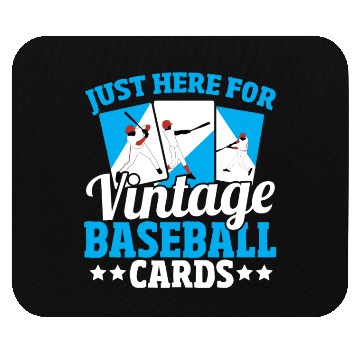 Discover Just Here For Vintage Baseball Cards Baseball Mouse Pads