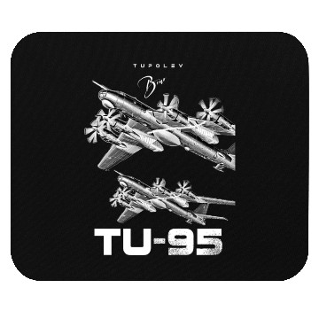 Discover Tupolev TU-95 Heavy Russian Bomber Aircraft Mouse Pads