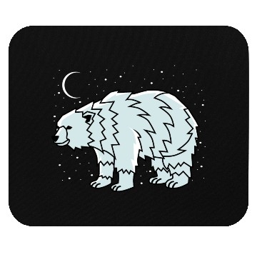 Discover Tribal Polar Bear Indigenous Gift Mouse Pads