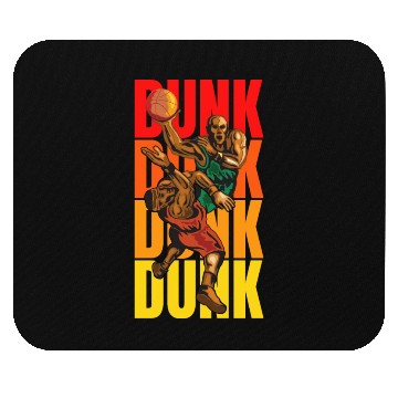 Discover Dunk basketball Mouse Pads