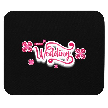 Discover Happy Wedding Mouse Pads